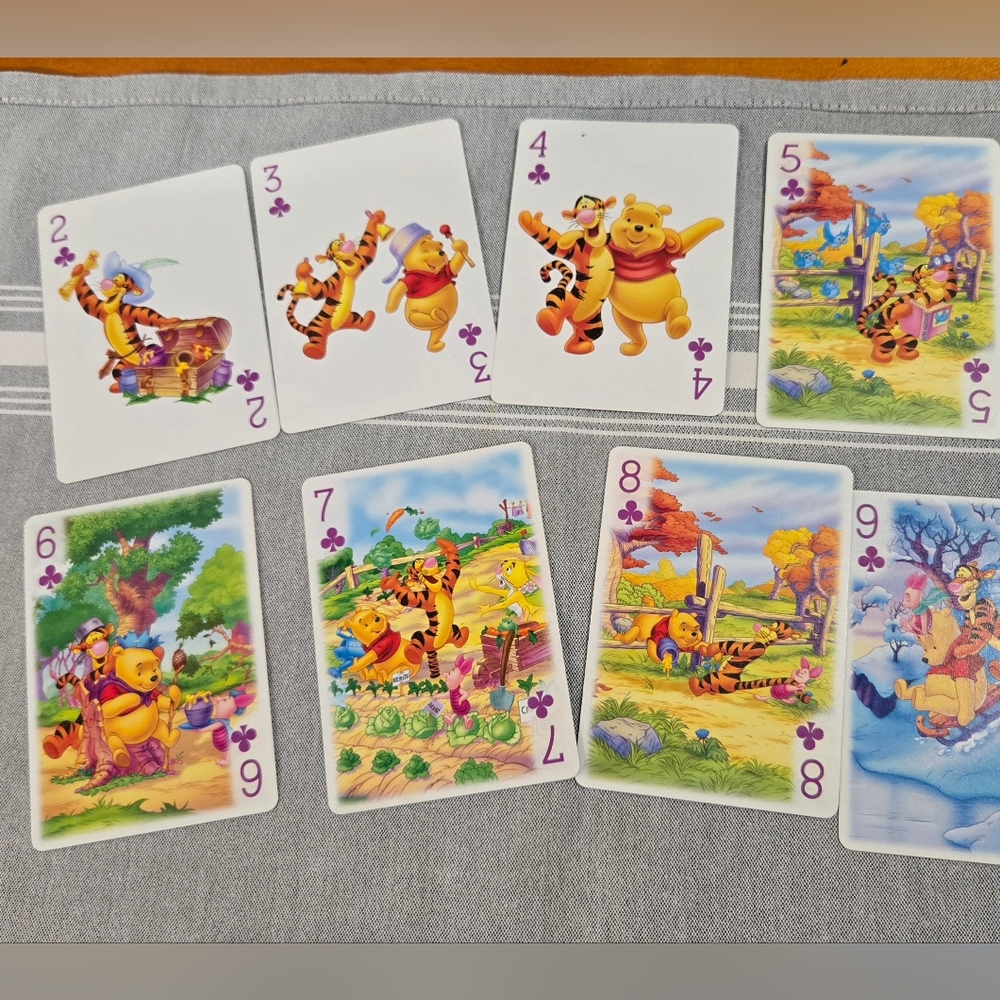 Disney's Winnie the Pooh playing cards, featuring The Tigger Edition - Picture 10 of 12